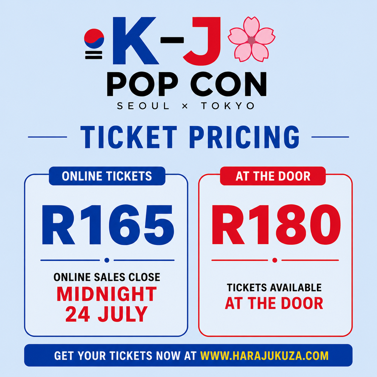 K-J Pop Con Tickets – Harajuku