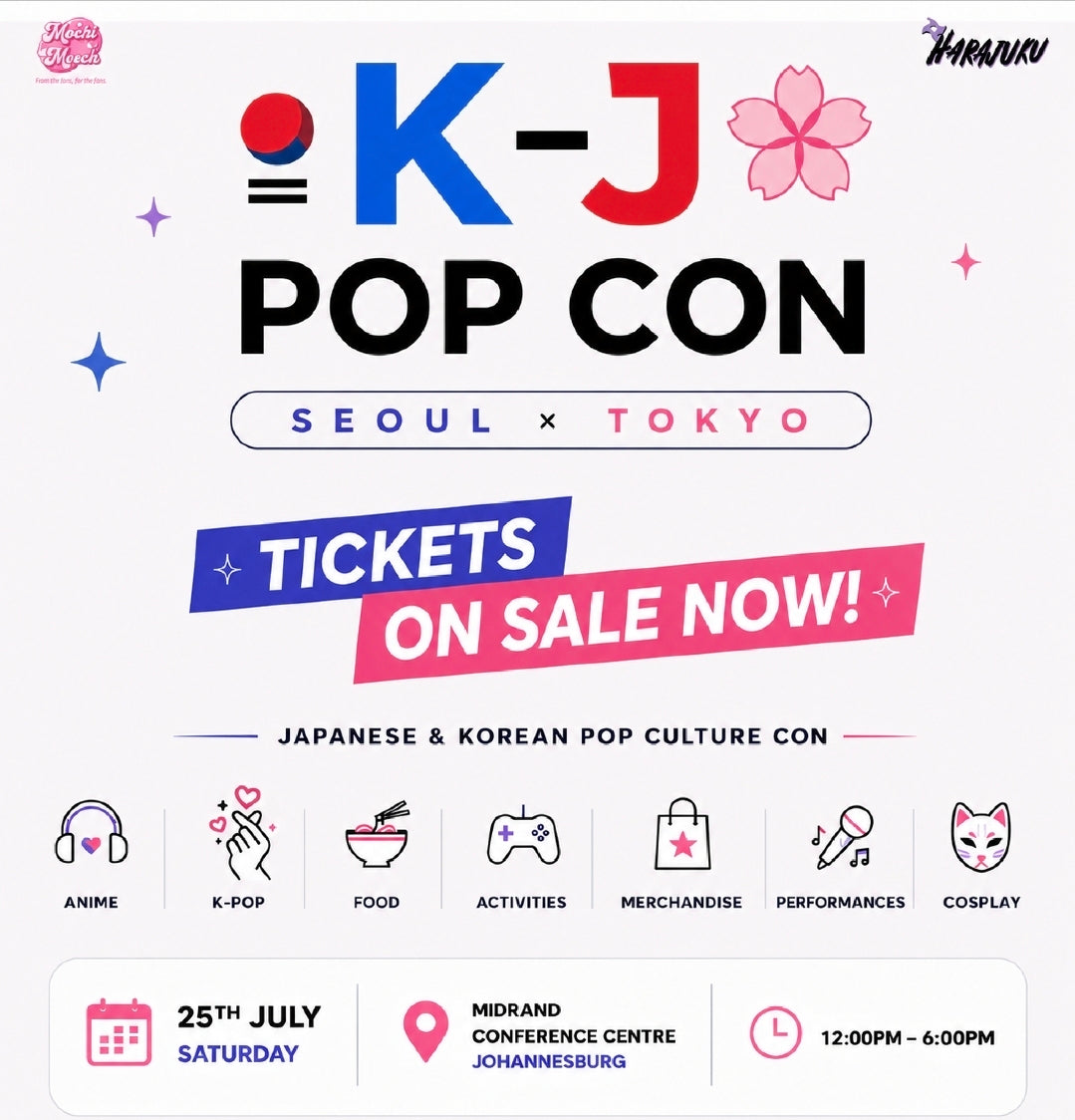 K-J Pop Con Tickets – Harajuku